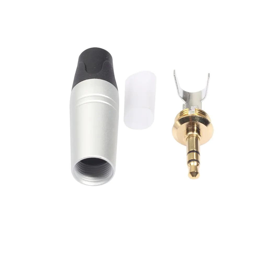 

3.5 Mm 1/8'' Stereo 2/3/4 Poles Audio Jack Earphone Plug Diy Hifi Headphone Gold Plated Copper Solder Wire Connector