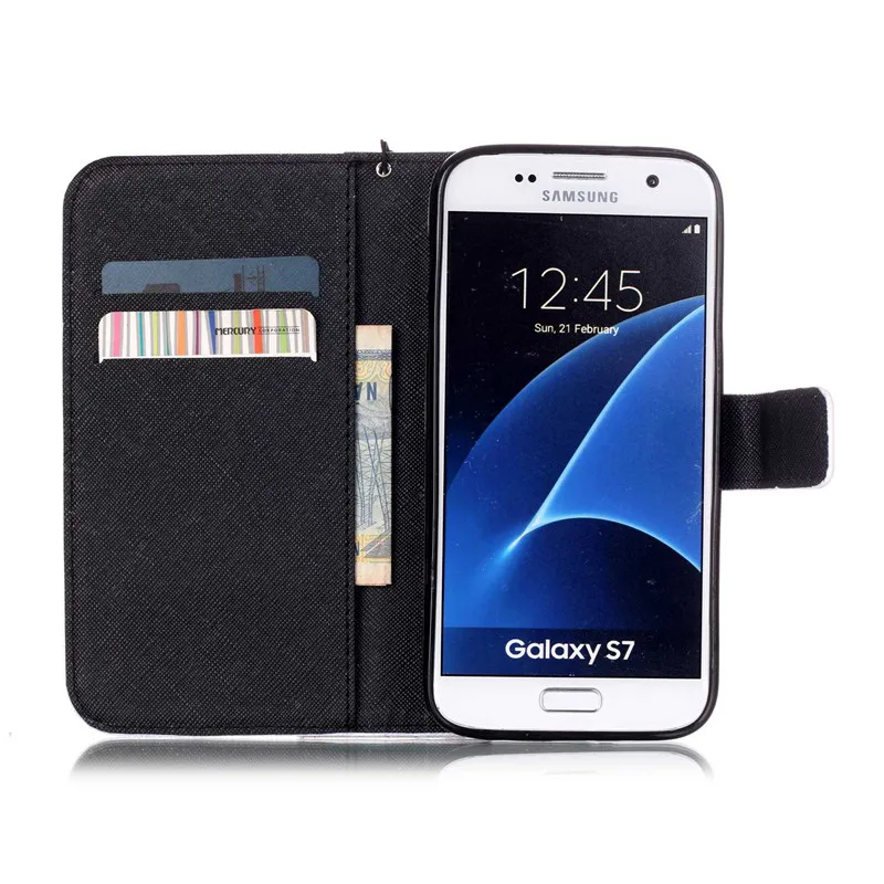Чехол книжка для Samsung Galaxy S3 mini i8190 S4 i9190 i9300 S5 S6 S7 Edge S8 S9 Plus|case for android phone|phone case importersphone