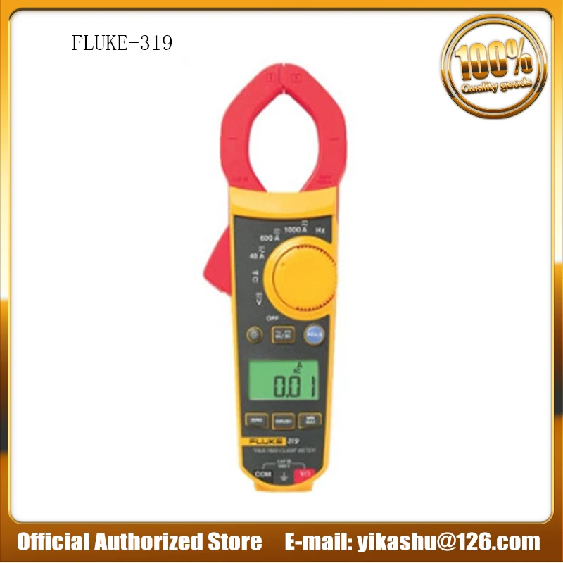 Llegada rаpida nueva FLUKE medidor de pinza Digital 319 True RMS corriente entrada 100ms|Анализаторы спектра| |