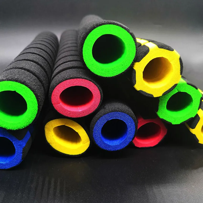 Poignées De Guidon Vélo En Mousse éponge Souple - Confortables Et Antidérapantes - Pour VTT, Scooter