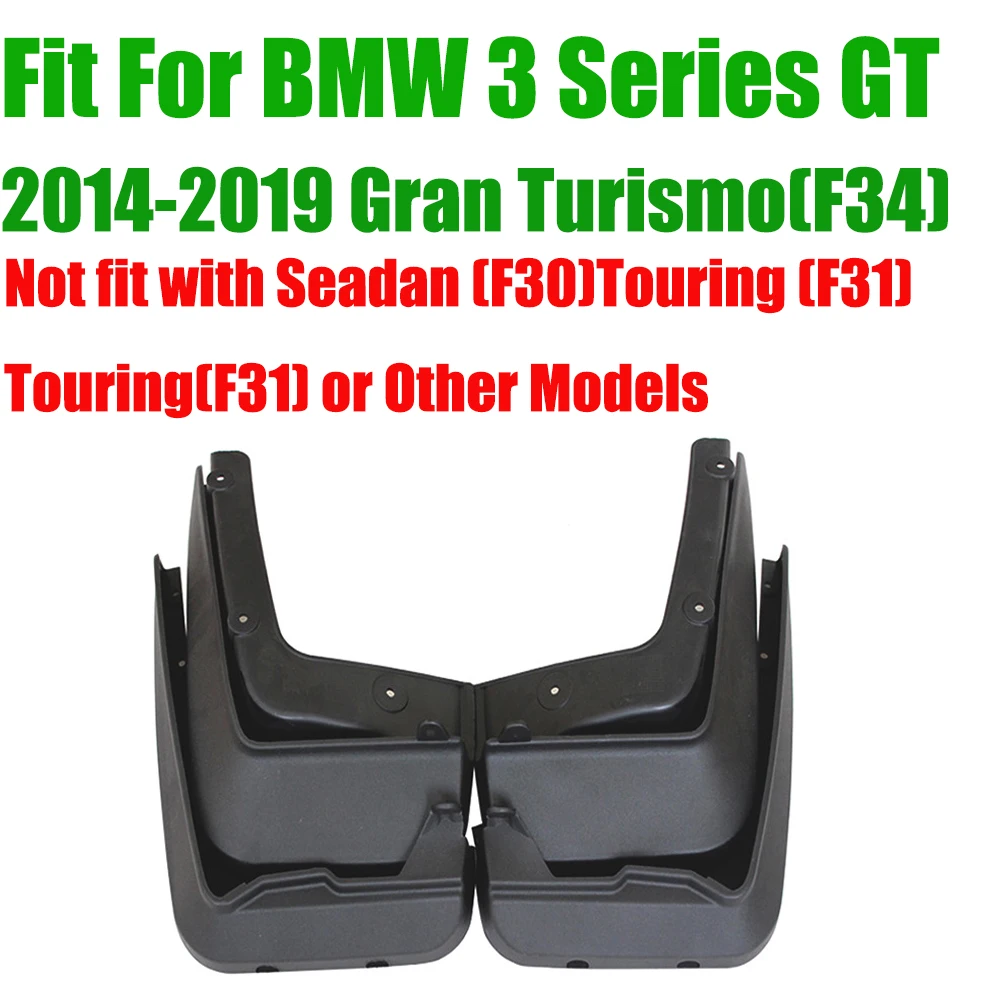 Брызговики для автомобиля BMW 3 Series GT 2014 2019 Gran Turismo F34 4 шт.|Грязезащита| |