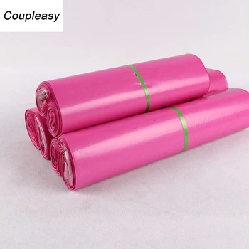 

200pcs/Lot Pink Self-seal Adhesive Courier Bags Plastic Poly Storage Bags Waterproof Envelope Mailer Postal Shipping Mailing Bag
