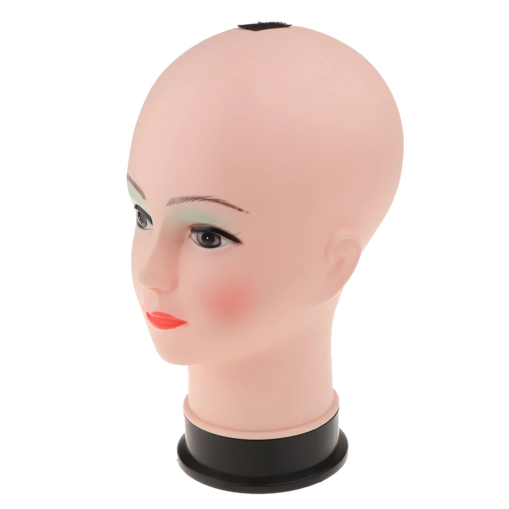 Bald Female Mannequin Head Model for Wigs Making Scarf Hat Cap Glass Display Wig Head Holders Storage Rack Bald Female Mannequin Head Model for Wigs Making Scarf Hat Cap Glass Display Wig Head Holders Storage Rack