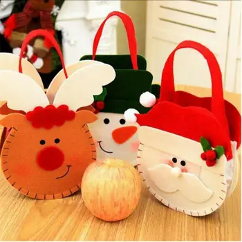 

Container Box Snowman Christmas Candy Box Storage Basket Packing Bag Gift Bag US