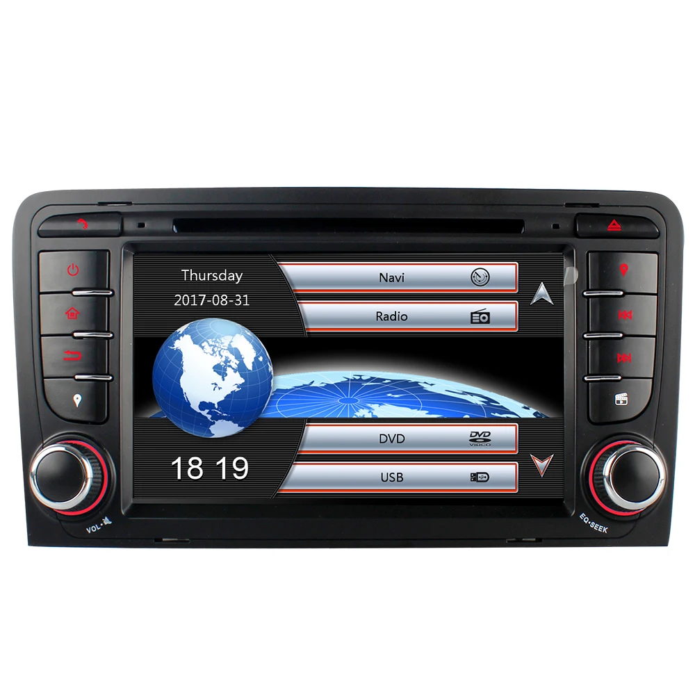 A-Sure 7 дюймов 2 Din 16G Авто Радио Стерео dvd-плеер gps навигация для AUDI A3 S3 RS3 8V 8PA DAB 3g Bluetooth SWC Bluetooth