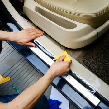 

Parts Protective Film Accessories Auto Bumper Transparent PVC 10x300cm