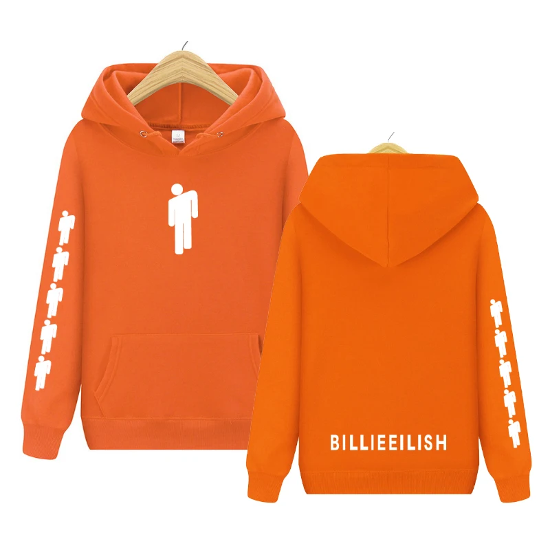Лидер продаж Billie Eilish модные толстовки с принтом женские/мужские толстовки с капюшоном и длинным рукавом Повседневные трендовые уличные толстовки