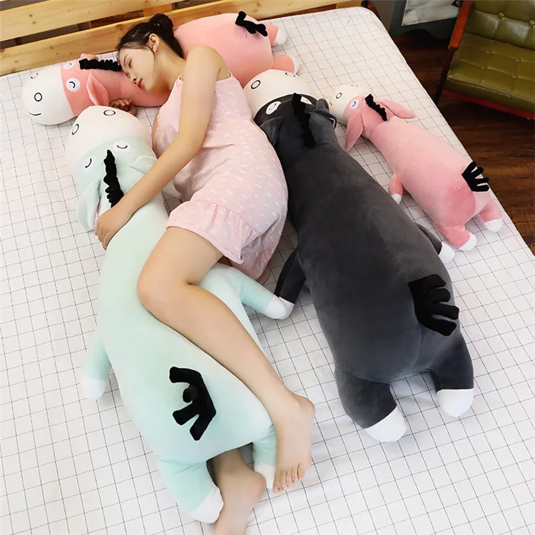 

Huge plush toys Cute donkey doll Little Donkey boyfriend pillow Bed decoration comfort pillow Birthday Gift