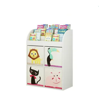 شراءرف كتب الأطفال بسيط كتاب صور رف بسيط خزانة الكتب المنزلية لطلاب المدارس الابتدائية لعبة تخزين الرف رف الكلمة