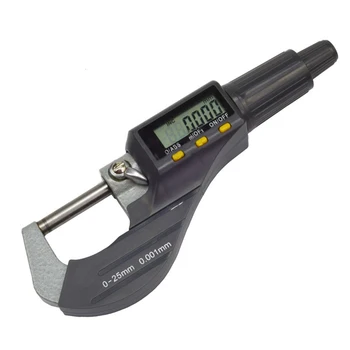 

1PC Digital Electronic Outside Micrometer Carbide 0-1" 0.00005" Tip 0-25mm Kit with LCD Display