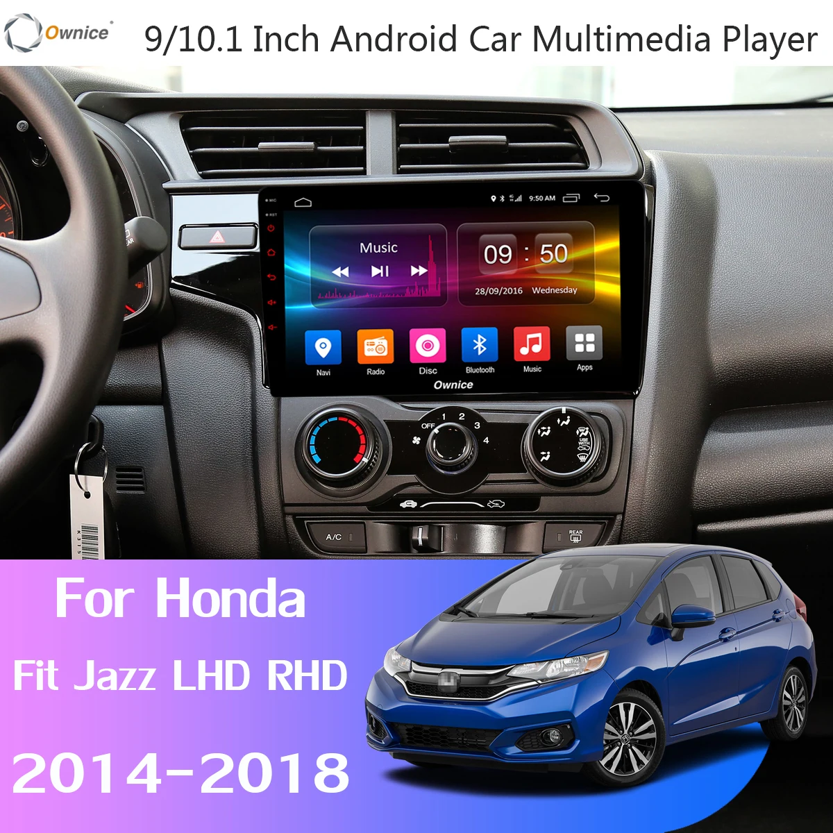 360°Panoramic Android 9,0 8 Core, 4 Гб+ 64G SPDIF DSP CarPlay автомобильный gps радио плеер для Honda Fit Джаз LHD RHD