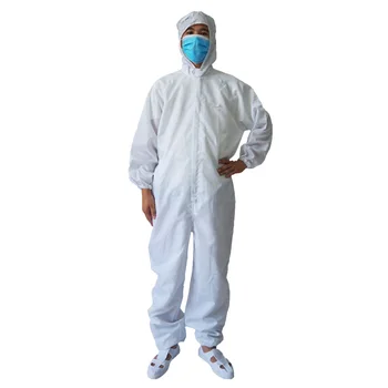 

White Coverall Hazmat Suit Protection Protective Disposable Clothing Disposable Factory Safety Clothing