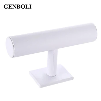 

GENBOLI T-Bar Bracelet Watch Display Jewelry Packaging Rack Necklace Hair Bands Headband Stand Organizer Holder#3