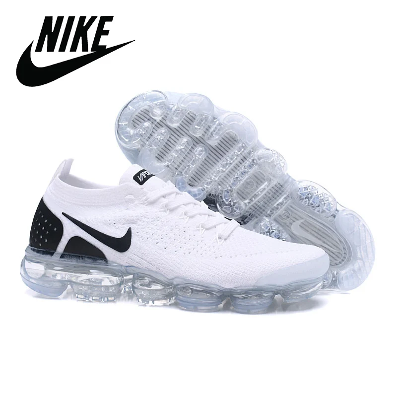 Мужские кроссовки для бега NIke Air Vapormax Flyknit 2 0 классические черные прогулок размер