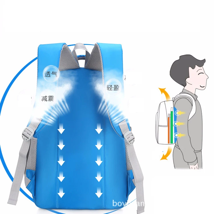 New Backpack Schoolbag Children School Bags for Teenagers Boys Girls Big Capacity Waterproof Satchel Kids Book mochila escolar 2
