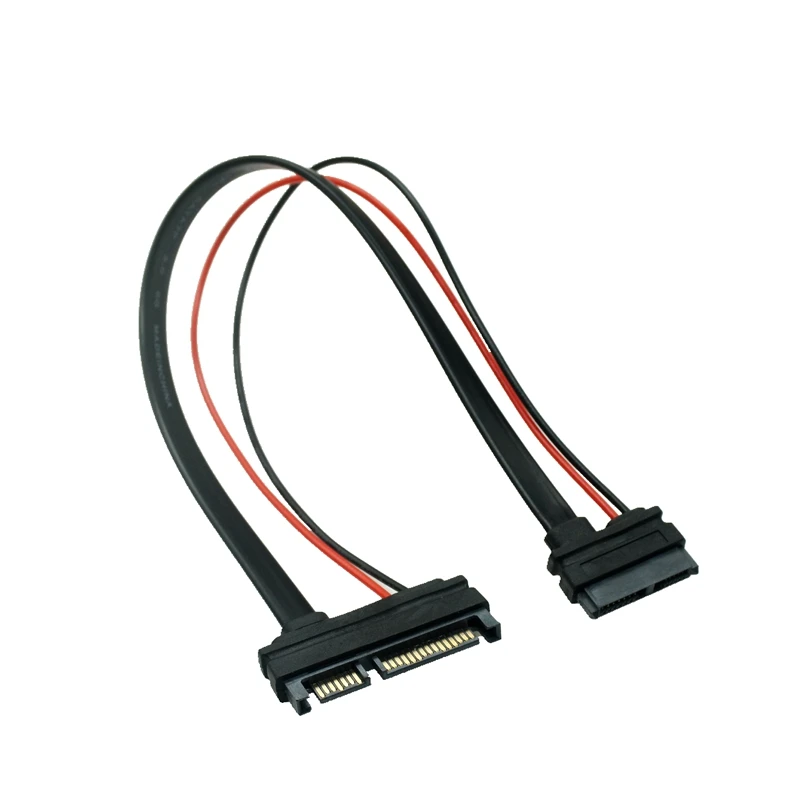 Cavo SATA da 1 M 22 pin maschio a femmina 7 + 15 pin Serial ATA SATA