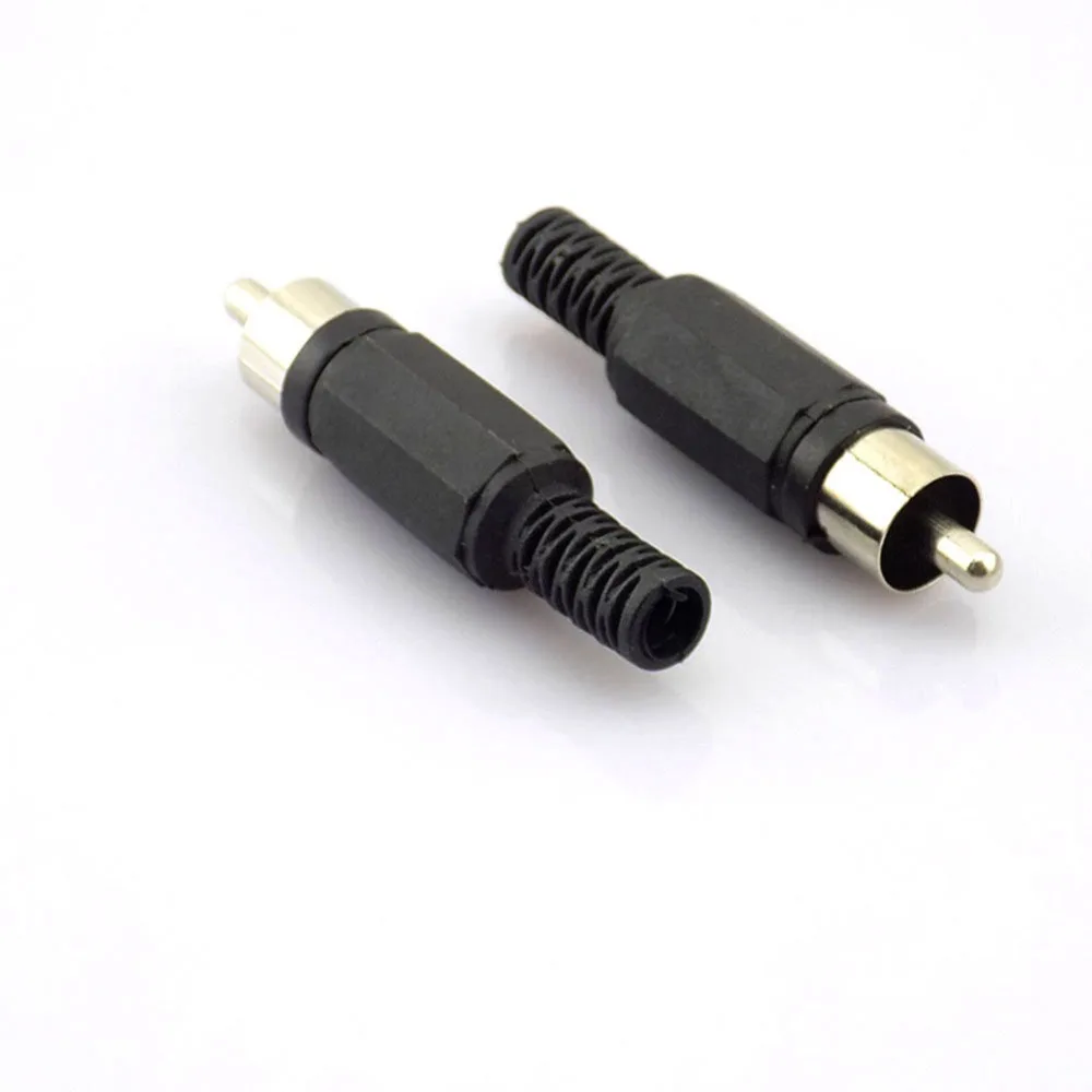 10x BNC RCA Мужской адаптер разъем AV разъем Пластиковый кабель аудио адаптер для CC tv видео камера diy корпус K15