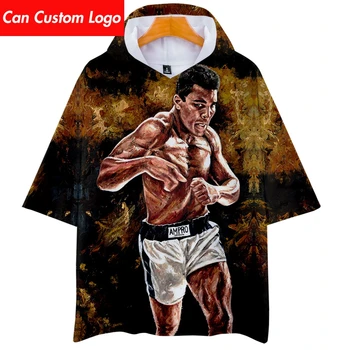 

Muhammad Ali Hoodies 3D New Short sleeve Fashion Summer Muhammad Ali t shirt Cool and breathable Short Sleeve T-Shirt Kpop