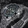 Famous Luxury Top Brand Men Military Sport Watch Men LED Analog Digital Watch Army Stainless Quartz Clock Relogio Masculino Gift ► Photo 3/6