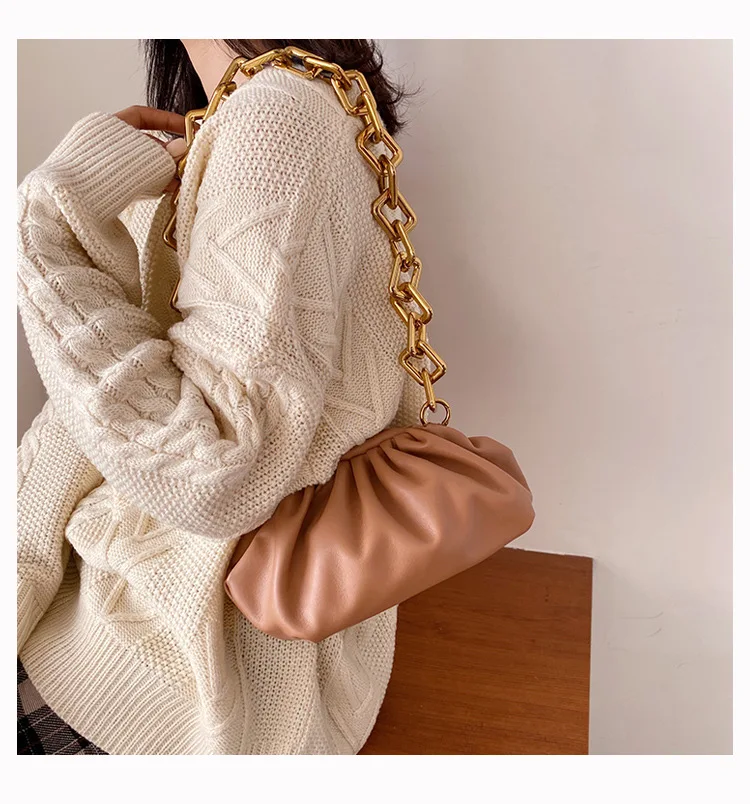 Женские сумки осень и зима стиль дикие сумки на плечо Модные облака пельменей посылка сумка через плечо Bolsas Feminina