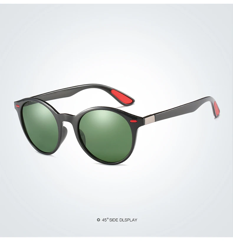 Мужские солнцезащитные очки Ретро Женские Классические TR90 овальная оправа с заклепками поляризованные синие солнцезащитные очки uv400 Высокое качество аксессуары очки