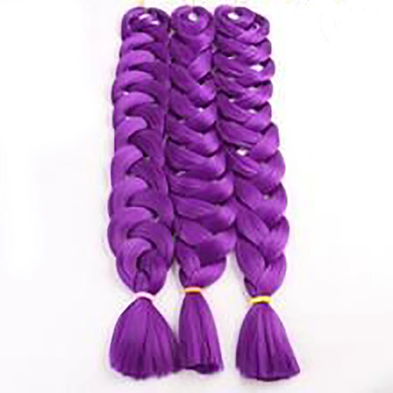 165 г 82 дюйма синтетические накладные волосы для косичек предварительно