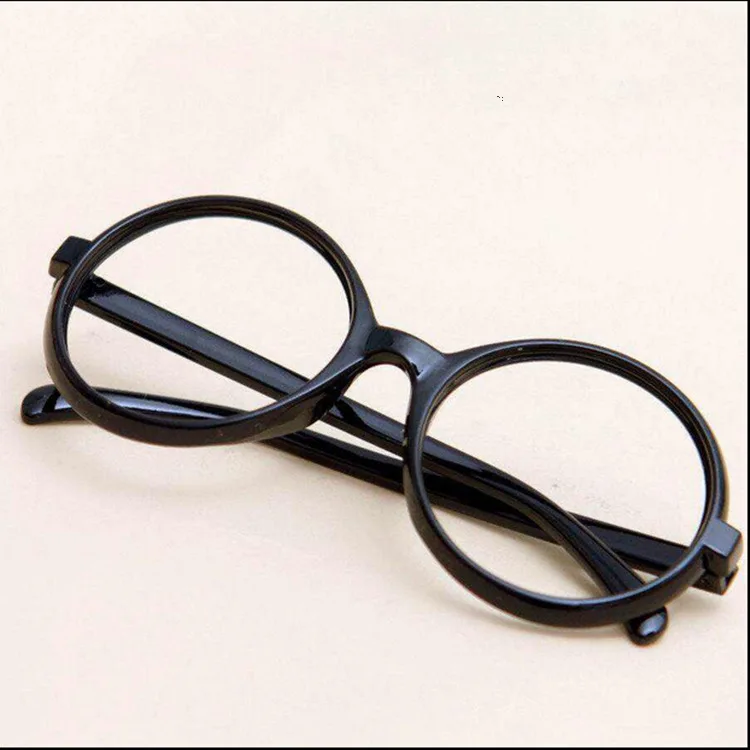 

Adult Small Korean-style Retro Decoration round Frame Glasses Frame Arale Harry Potter Circle Non-Lens Plastic