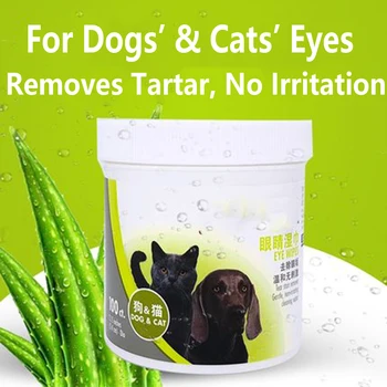 

Cats and Dogs General Eyes Cat Wipes 100 Pieces Pet Wipes Removes Dustiness Dog Wipes Pet Supplies