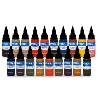

14 Color Set Permanent Natural Plant Tattoo Pigment Makeup Tattoos Inks Pigment for Body Art Paint Tattoo Color-Dropshipping