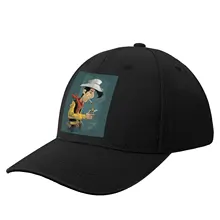 

Lucky Luke Baseball Cap Bulk Orders Polyester Cute Baseball Hat Man University Blank Cap