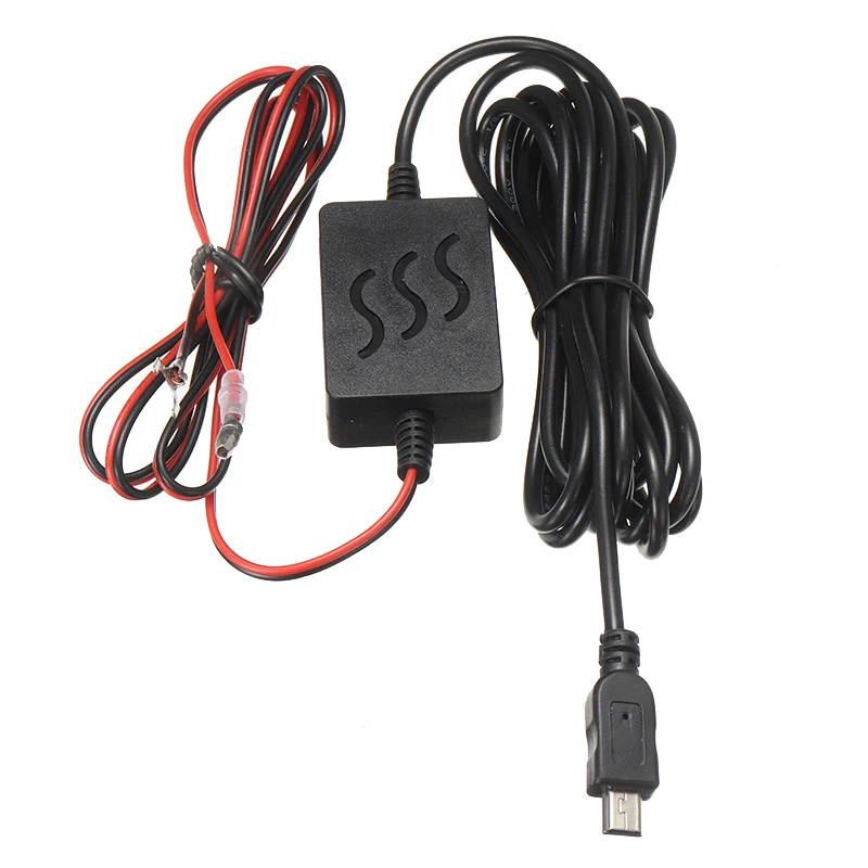 Willstar US- Universal HardWire Fuse Box Car Recorder Dash Cam Hard Wire Kit  + Mini USB 