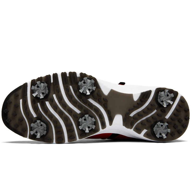 Мужские водонепроницаемые кроссовки для гольфа черные белые спортивные спорта