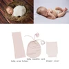 A Set Newborn Baby Easy Swaddle Wrap,Drawstring Sack,Handy Assistant Photo Shoot Prop for Little Infant Photography Accessories 1