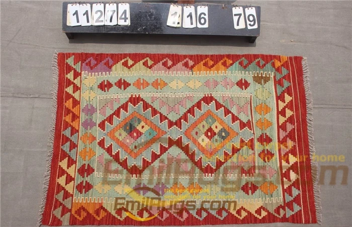 kilim carpet wool Wool Woven Big For Living Room Geometric Bohemian Wool Knitting