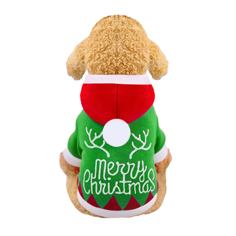 Рождественская зимняя одежда для собак, комбинезон для собак, пижама, хлопковое пальто для собак, куртка для щенков, Одежда для питомцев, костюм для собак, Ropa Perro - Цвет: 3