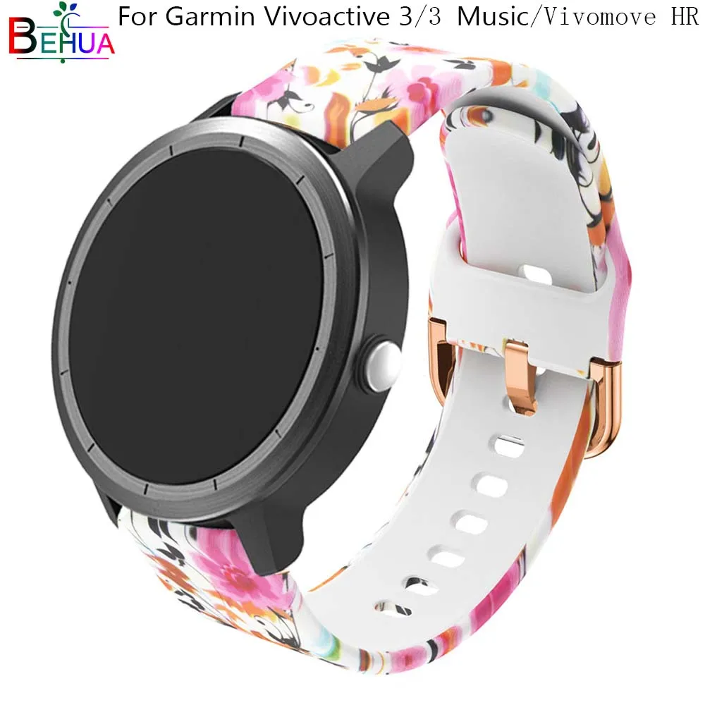 Сменный ремешок для часов Garmin Vivoactive3/vivoactive 3 music/vivomolove HR/Amazfit Bip youth/Lite 20 мм браслет для смарт-часов