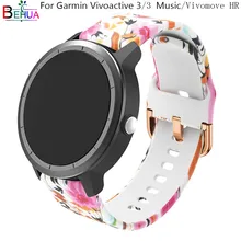 Сменный ремешок для часов Garmin Vivoactive3/vivoactive 3 music/vivomolove HR/Amazfit Bip youth/Lite 20 мм браслет для смарт-часов