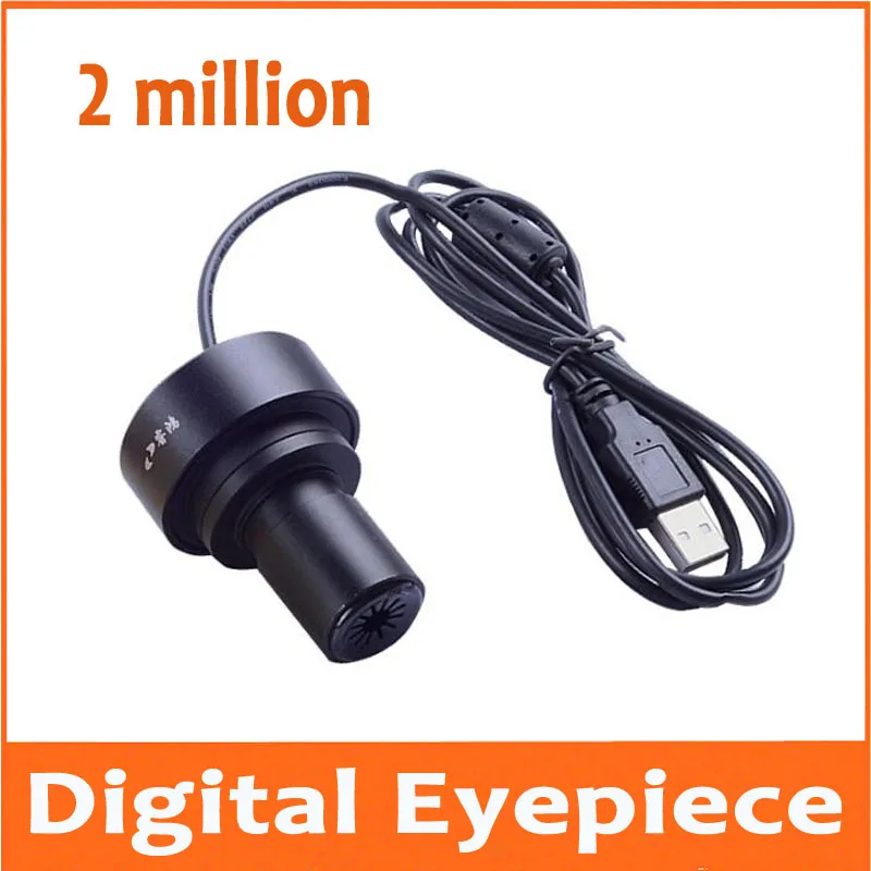 

2 million pixels Microscopes electronic eyepiece mobile phone computer can connect to computer or OTG mobile interface 23.2mm