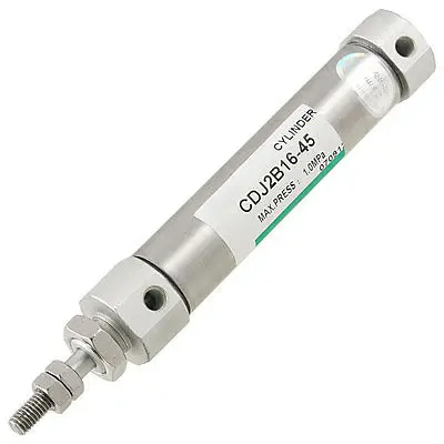 

Double Action 16mm Bore 45mm Stroke Single Piston Rod Air Cylinder