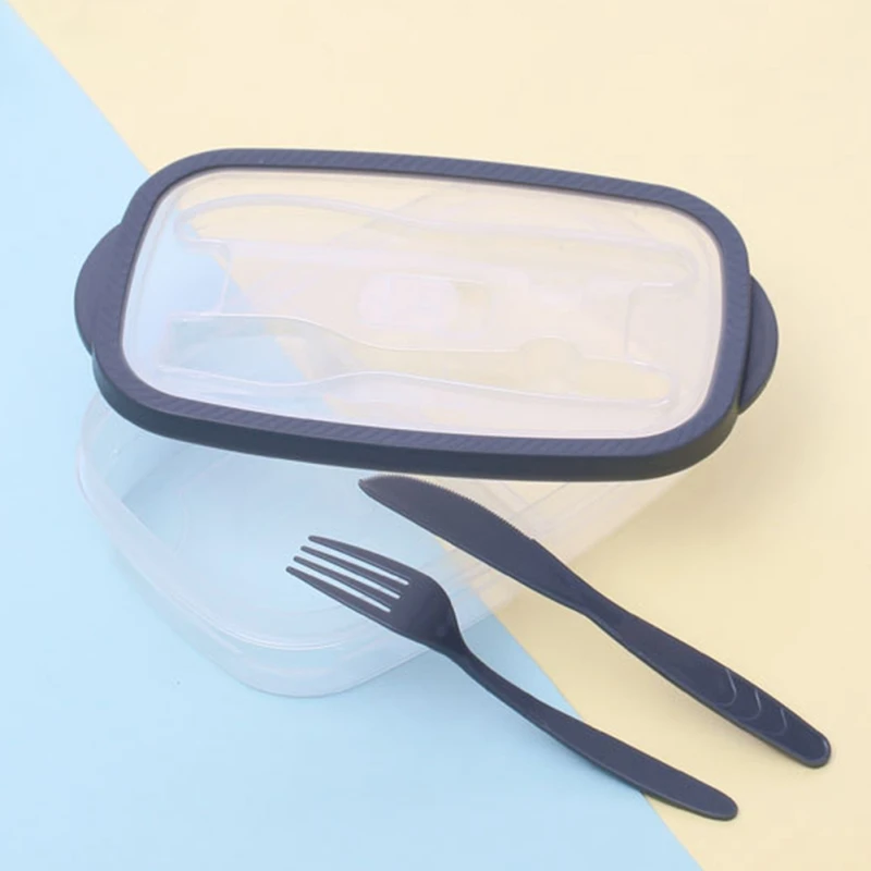 

Food Storage Fruit Salad picnic Bento Box Portable food container with tableware Microwave Lunch Box for kids