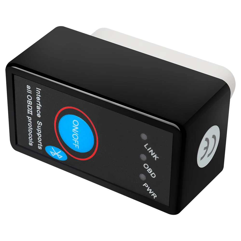 Bluetooth OBDII 2 ELM327 V2.1 Автомобильный сканер диагностический инструмент для Volkswagen VW Golf Jetta Passat Tiguan Touran Arteon EOS Scirocco