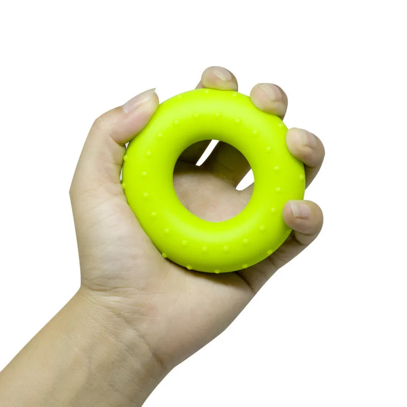 

Profession Practice Hand Force Children Students Spring Grip Silicone Ring Fitness Exercise Maker Massage Ball Building up Arm M