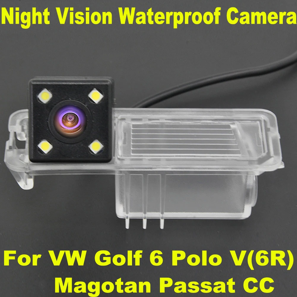 CCD Car CCD 4 LED Night Reverse Backup Parking Waterproof Rear View ...