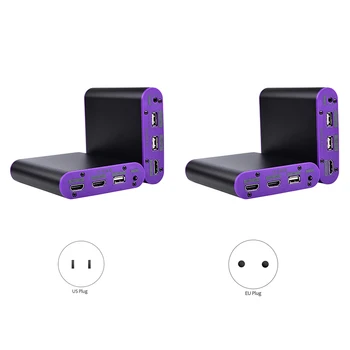 

CAT871-KVM 120M / 396Ft HD Launcher Receiver KVM Switcher 1080P 60Hz Ethernet Transceiver with HD USB Interface