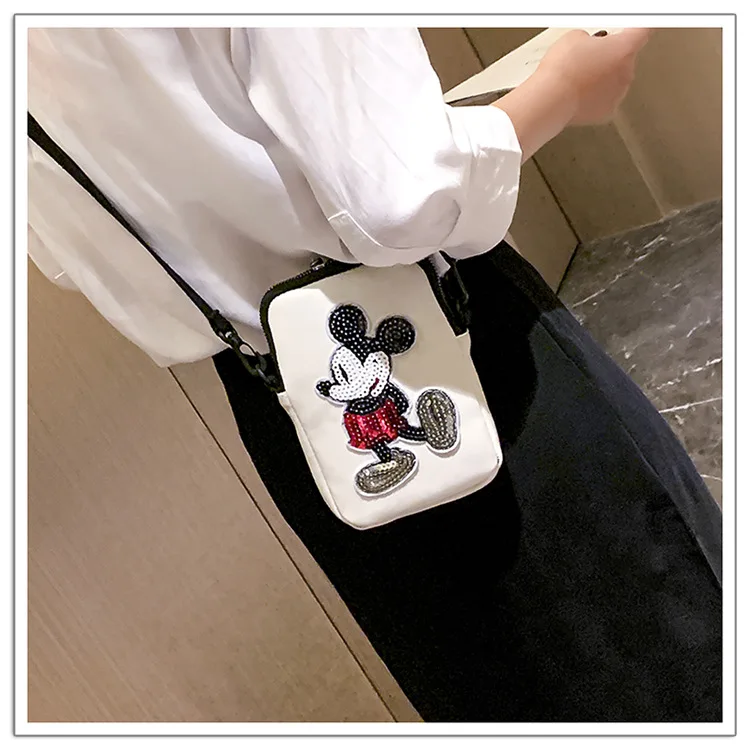 Disney minnie модная женская сумка-мессенджер на плечо, женская сумка для монет, сумка для покупок