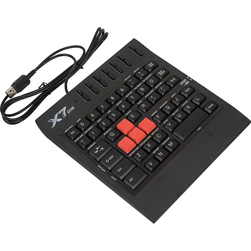 Игровой блок A4 X7-G100 черный USB Multimedia for gamer