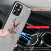 Magnetic Cloth Texture Deer Case for iPhone 12 mini Pro MAX Built-in Magnet Soft TPU Back Cover ► Photo 3/6