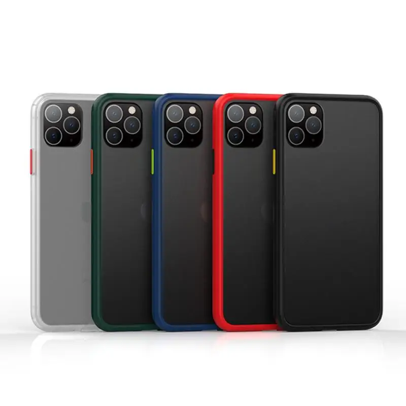 Для IPhone 11 Pro Max скраб полупрозрачный чехол для телефона TPU Мягкий защитный чехол матовый чехол для мобильного телефона