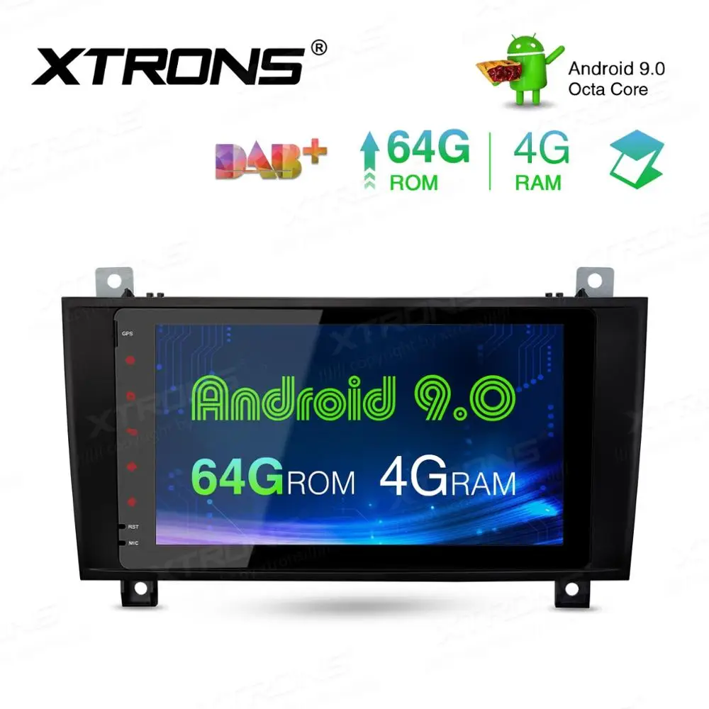 Clearance 8" Android 9.0 OS Car Navigation GPS Radio for Mercedes-Benz SLK-Class R171 2004-2011 (SLK200 SLK280 SLK300 SLK350 SLK55 AMG) 3