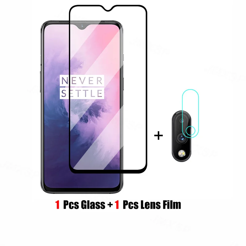 Protective Glass For Oneplus 9 8T 7 7T 6 6T 5 5T Tempered Glass on For Oneplus Nord N10 N100 CE N200 2 Lens Film Full Protector phone screen guard Screen Protectors